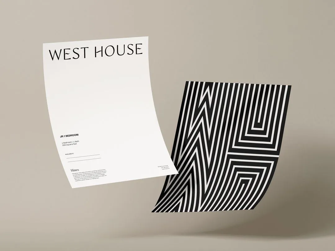 Real estate marketing one-sheet design for CRE property