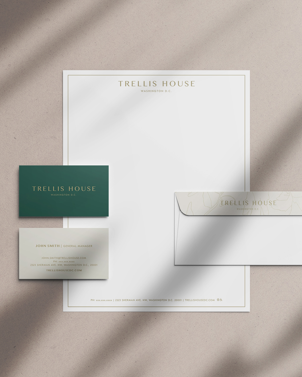 Multifamily marketing fence banner design for CRE property