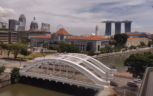 An image taken by Raijith Shaji, co-founder and CEO of Volopay, on his first day in Singapore