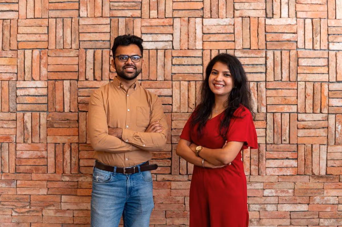 Zealth-AI CTO Dheeraj Mundhra and CEO Monika Mehta 