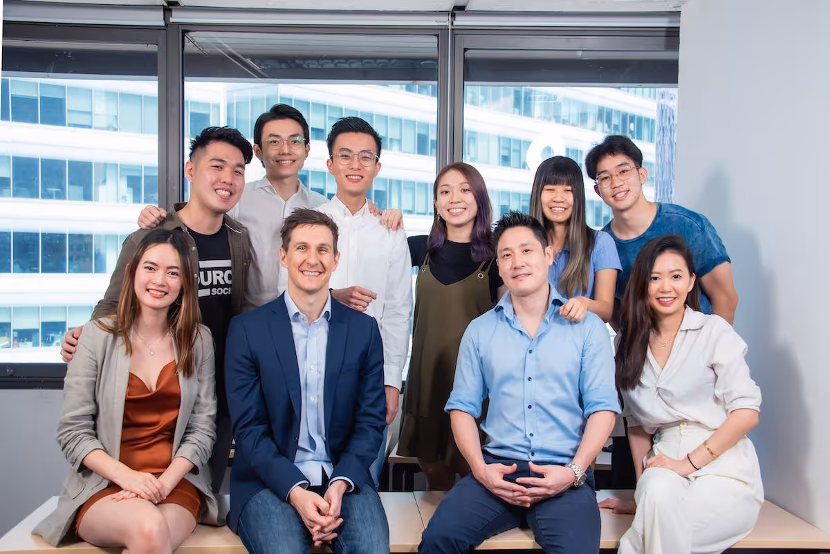 Alpha Impact co-founder Hayden Hughes with other Alpha 