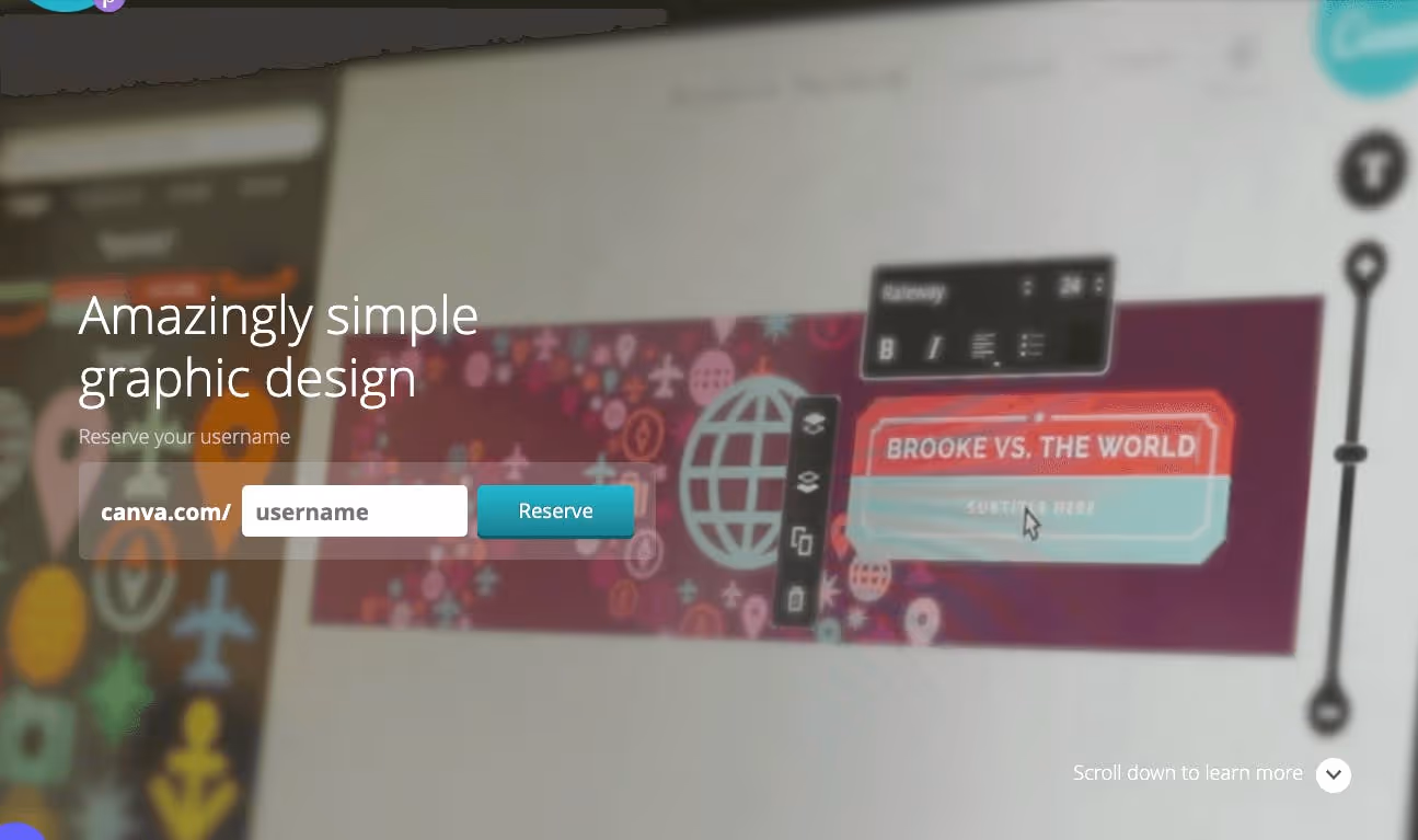 Canva Website 2013