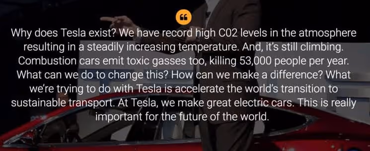 Tesla Elevator Pitch