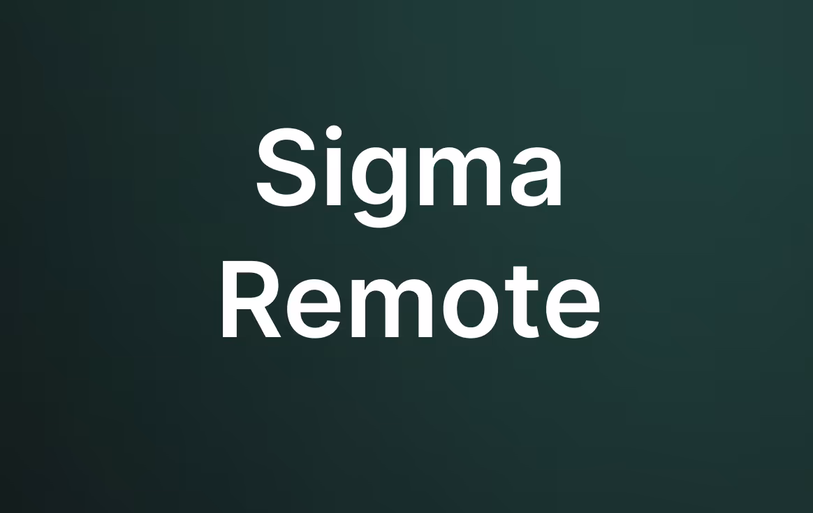 Sigma Remote
