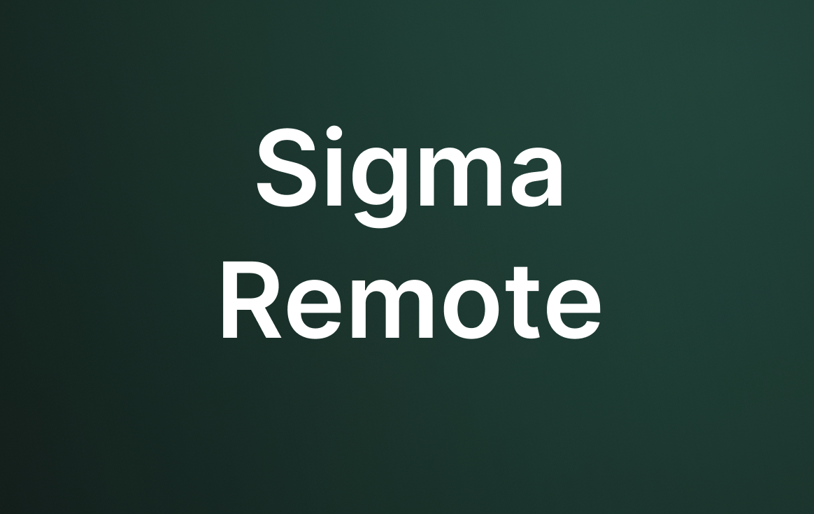 Sigma Remote