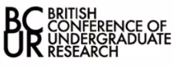 Logo for the British Conference of Undergraduate Research featuring the acronym BCUR in bold letters.