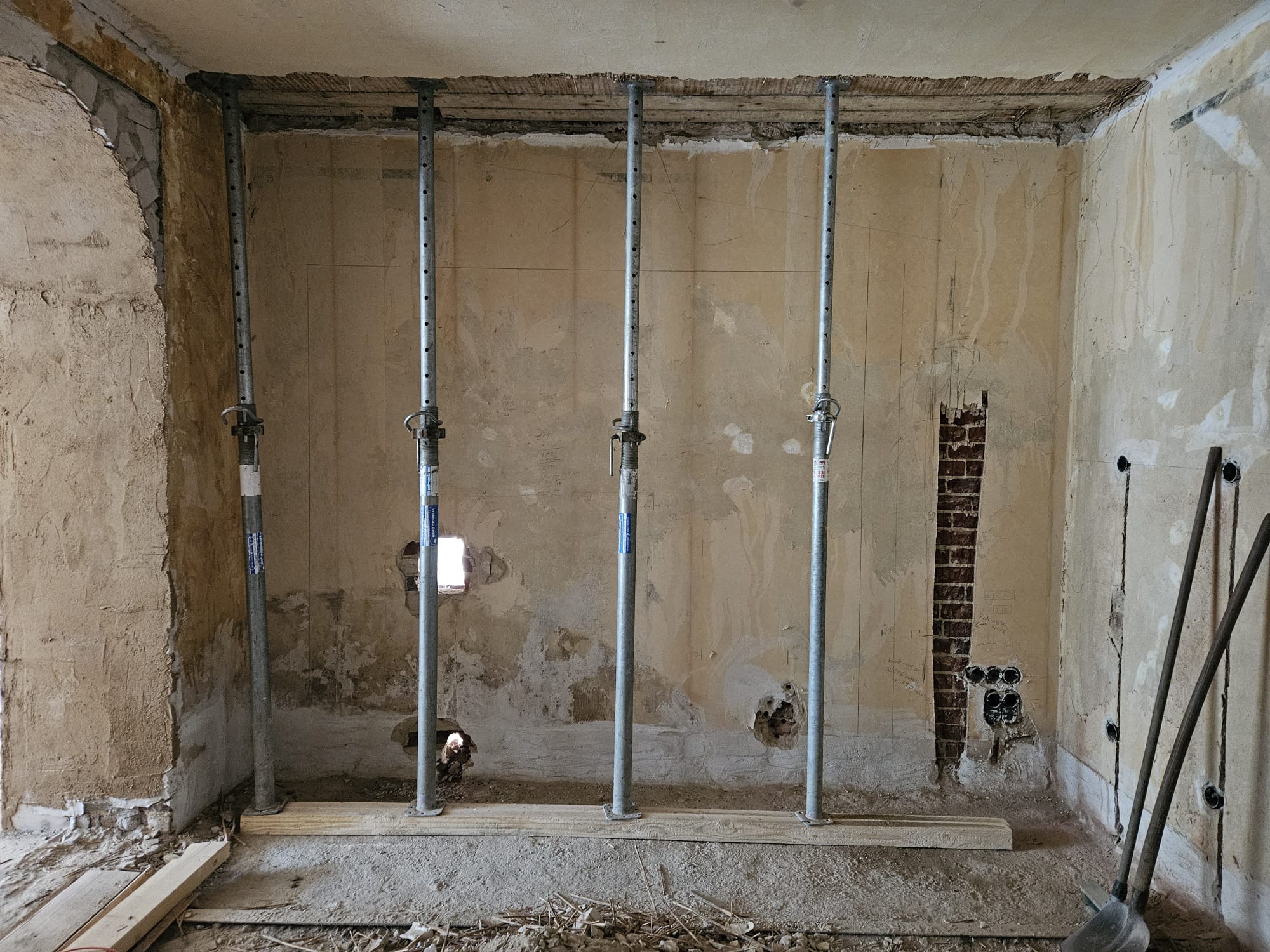 Foto von Baustelle Umbau Wanddruchbruch Hohe Geest Münster