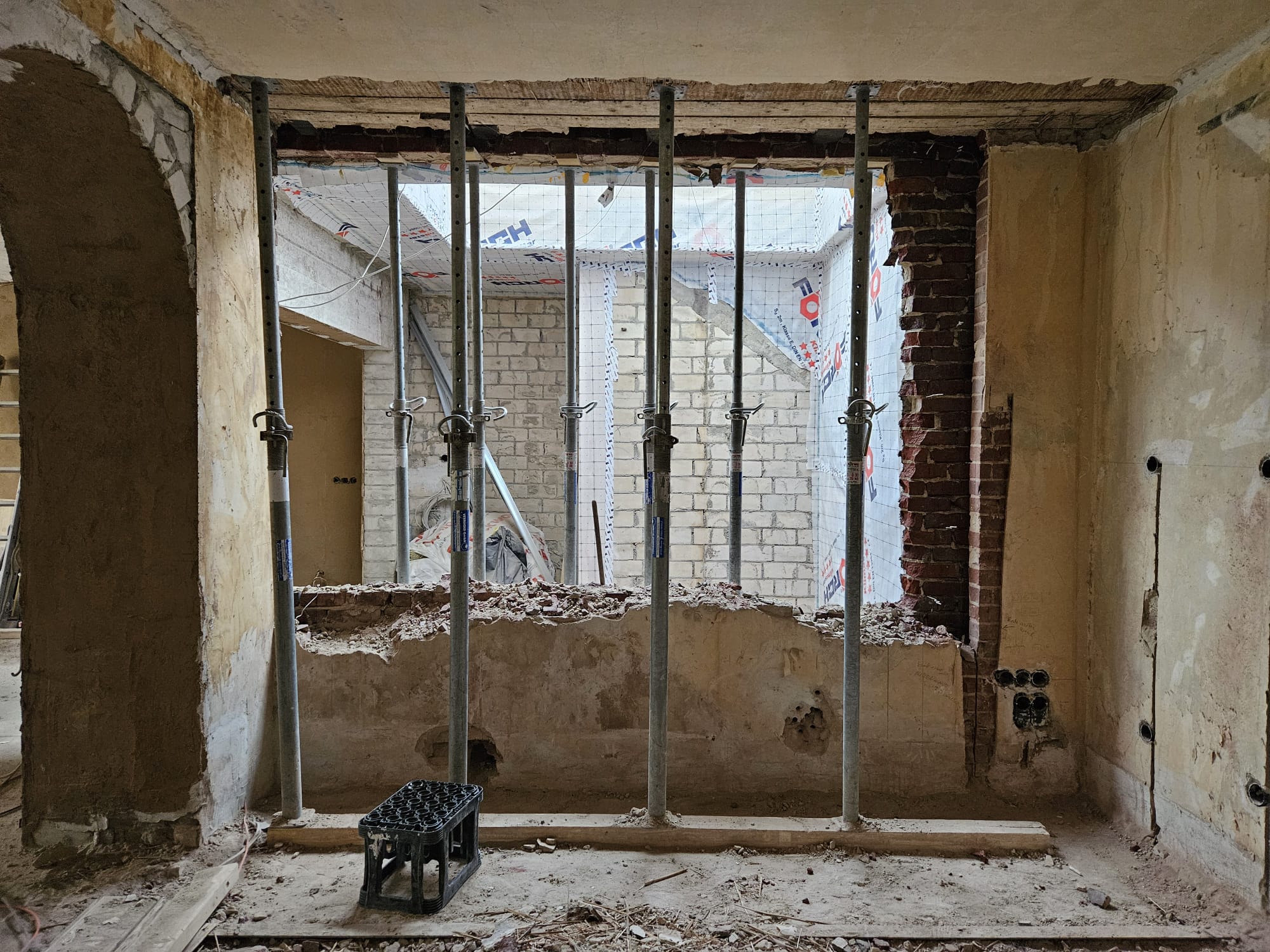 Foto von Baustelle Umbau Wanddruchbruch Hohe Geest Münster