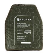 Балістична бронеплита BRONYX 5 класу — оптимальний баланс ваги та рівня захисту Зворотня сторона плити