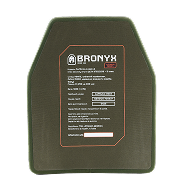 Бронеплита BRONYX 5 класу Ultimate Series — преміальний рівень захисту при мінімальній вазі. Зворотня Сторона Плити