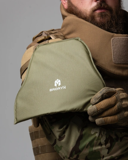 М’який балістичний пакет плечей BRONYX — вигляд спереду