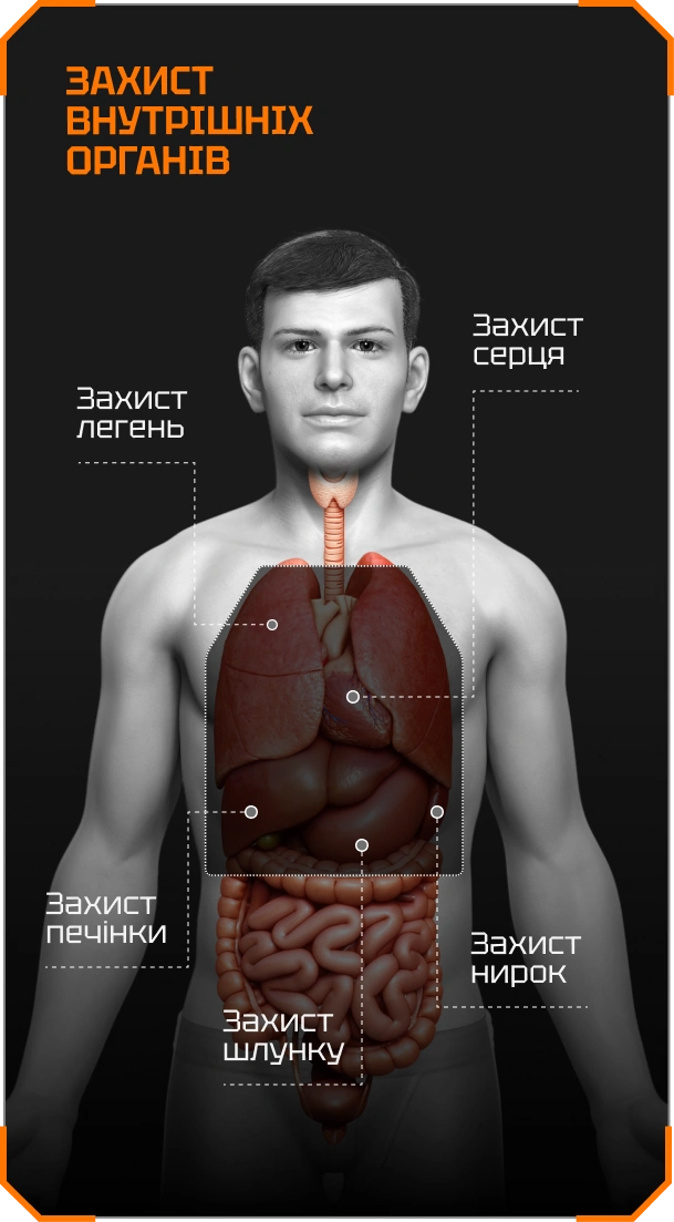 Балістичний пакет під плиту BRONYX — комфорт і безпека в бою