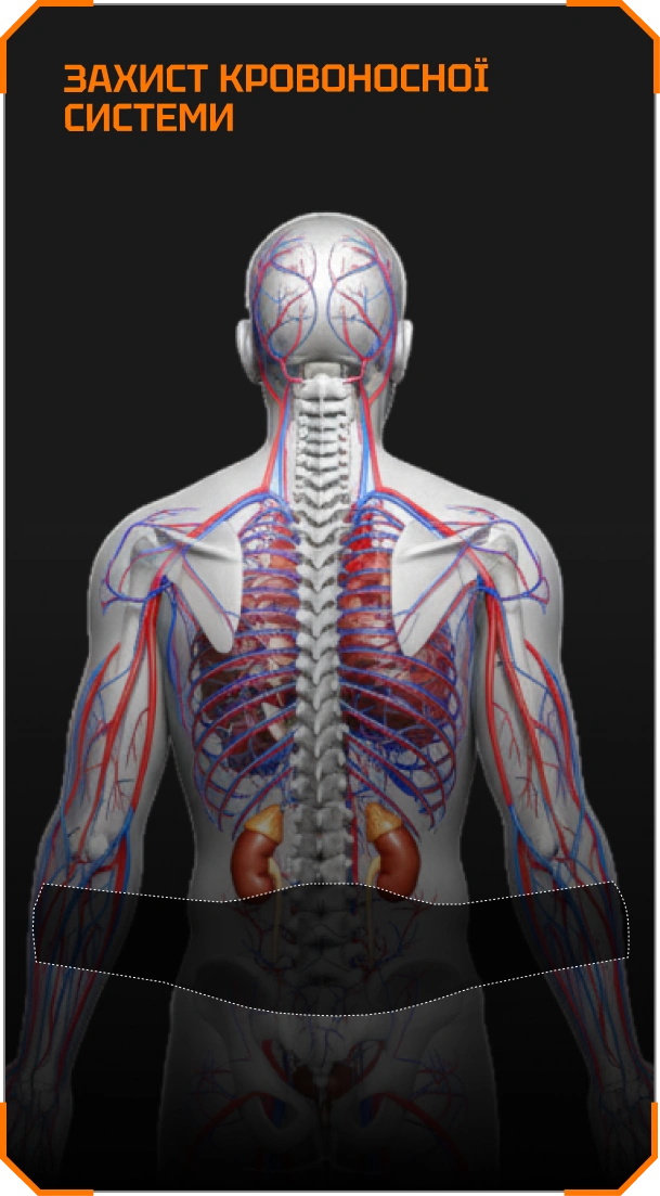 UHMWPE балістичний захист для розвантажувальної системи BRONYX