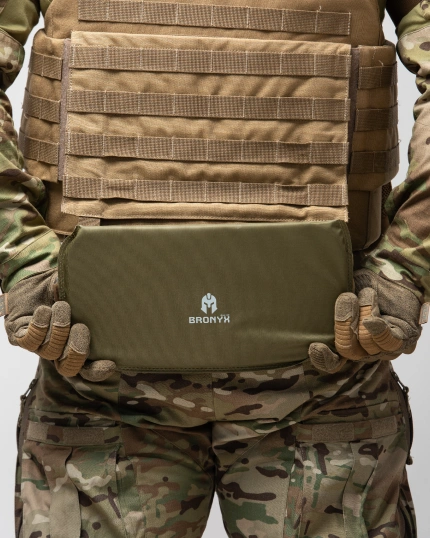 М’який балістичний пакет попереку BRONYX — вигляд спереду