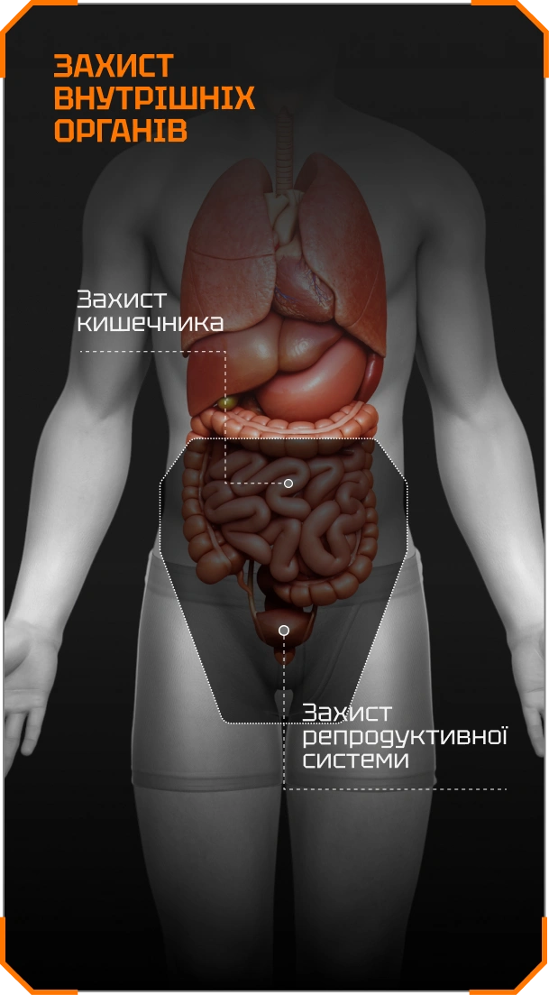 Балістичний фартук BRONYX — захист пахової зони у бойових умовах