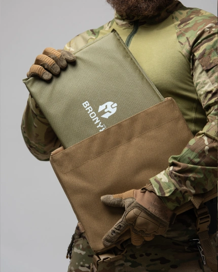 М’який балістичний килимок для сидіння BRONYX — вигляд зверху