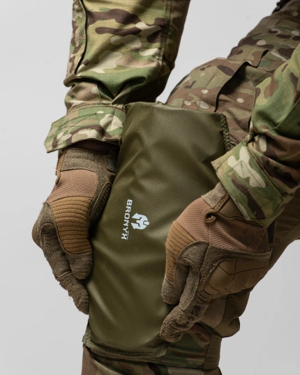 М’який балістичний пакет колін BRONYX — вигляд спереду