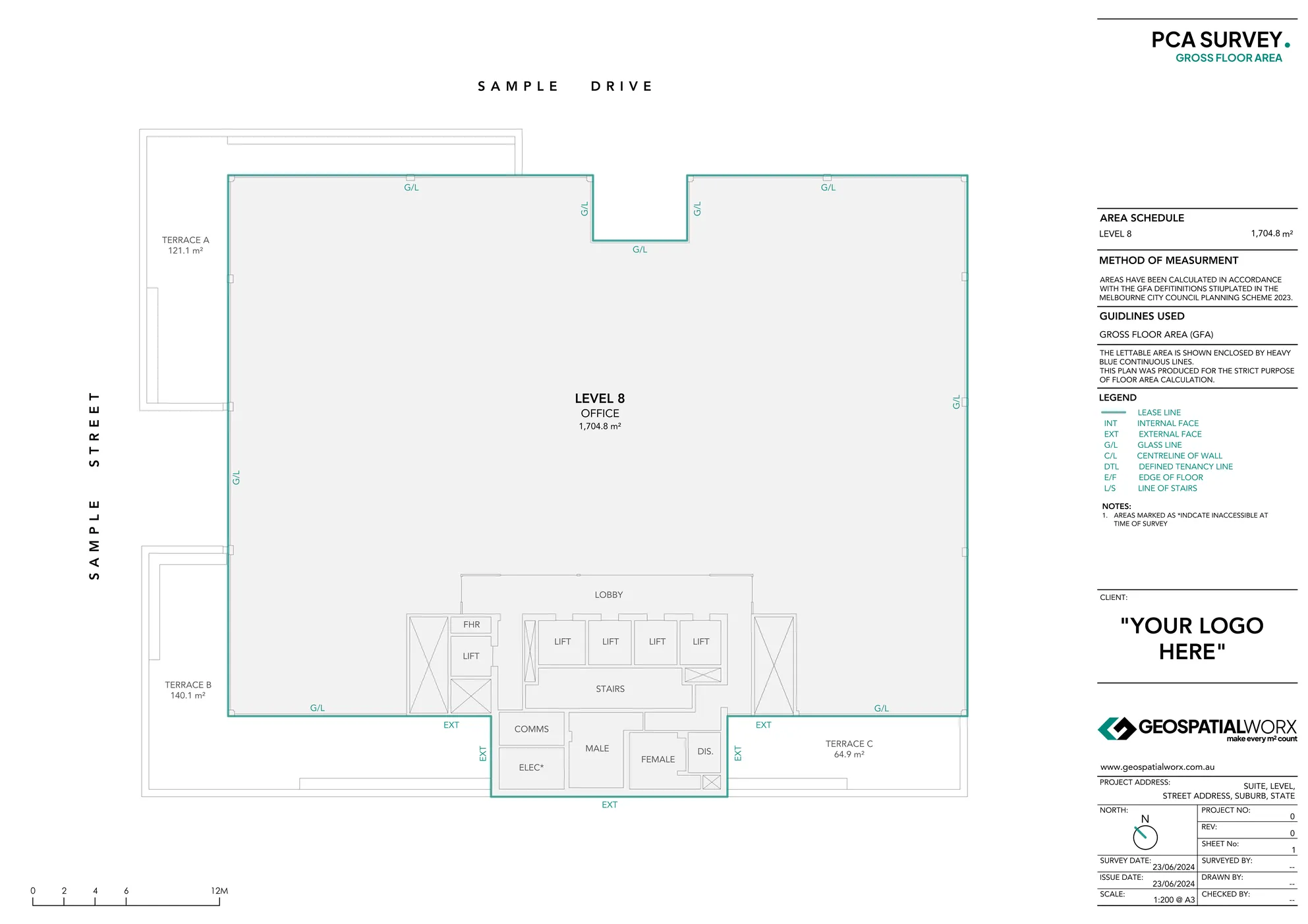GFA Survey of whole office floor