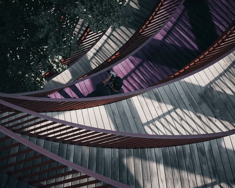 Abstract visual representing LIMAH's Built Environment Integration discipline
