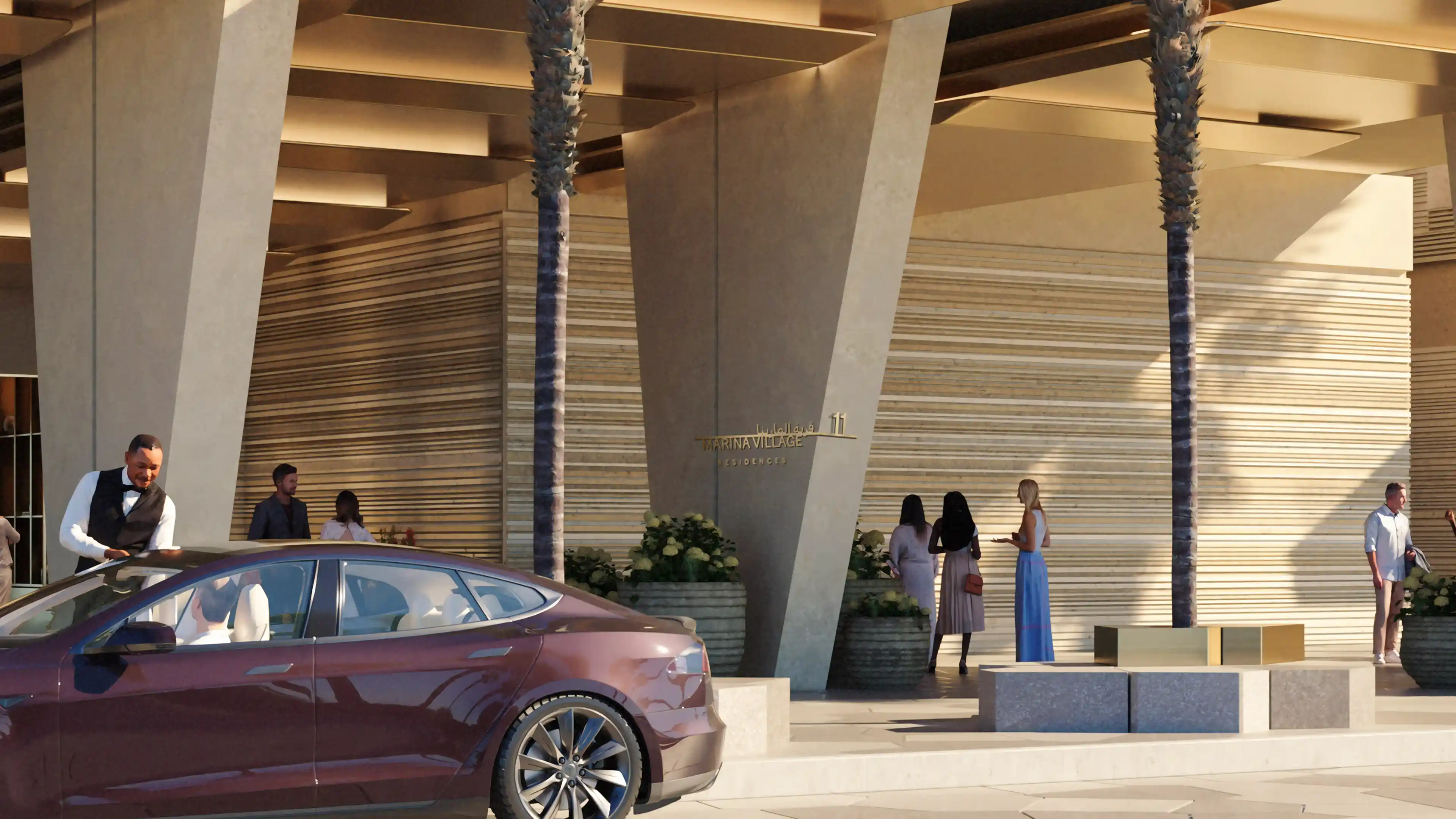 Marina Village project, bringing fragmented disciplines into one human experience