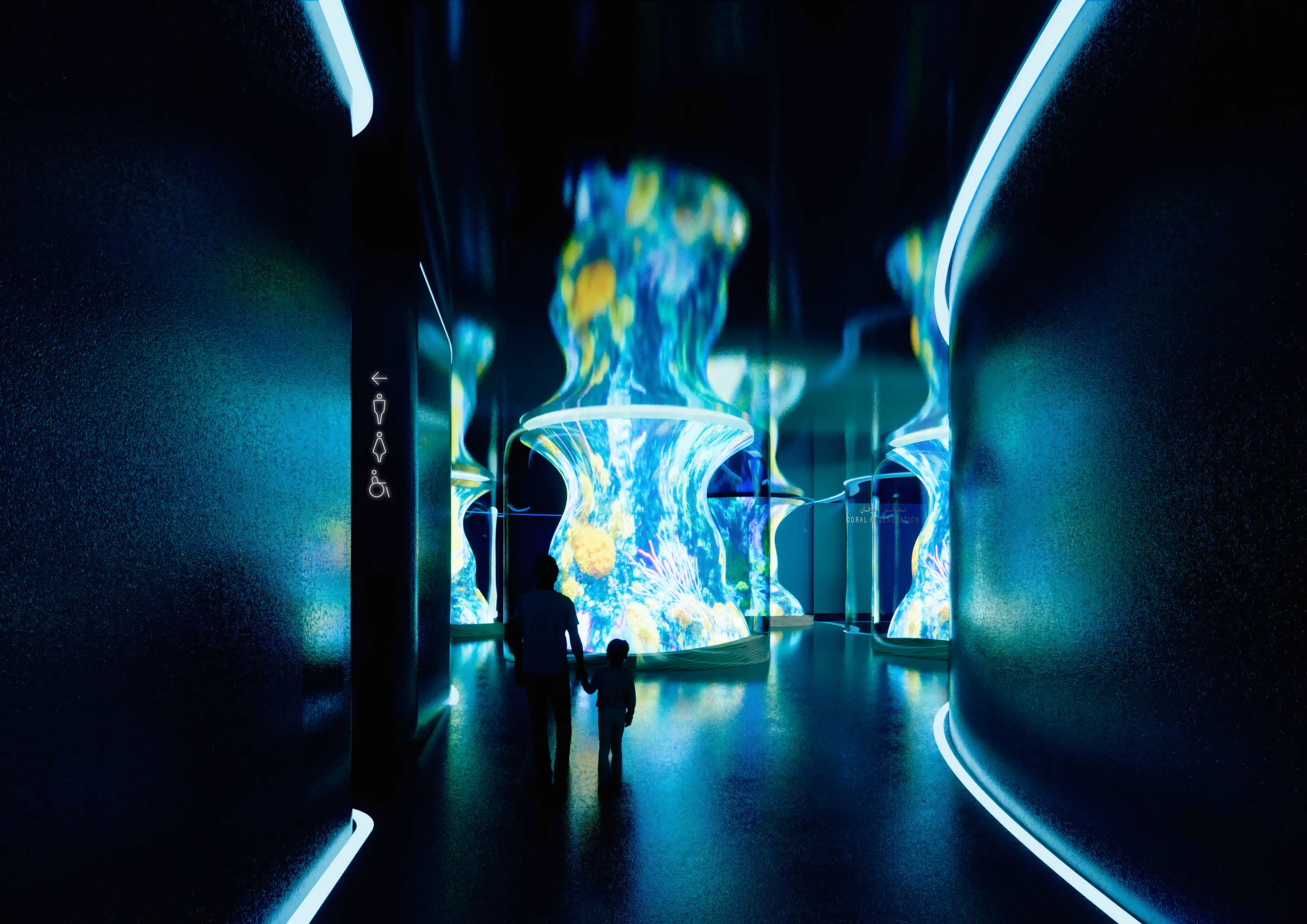 Marine Life Institute project, sensory experience design for a complex environment