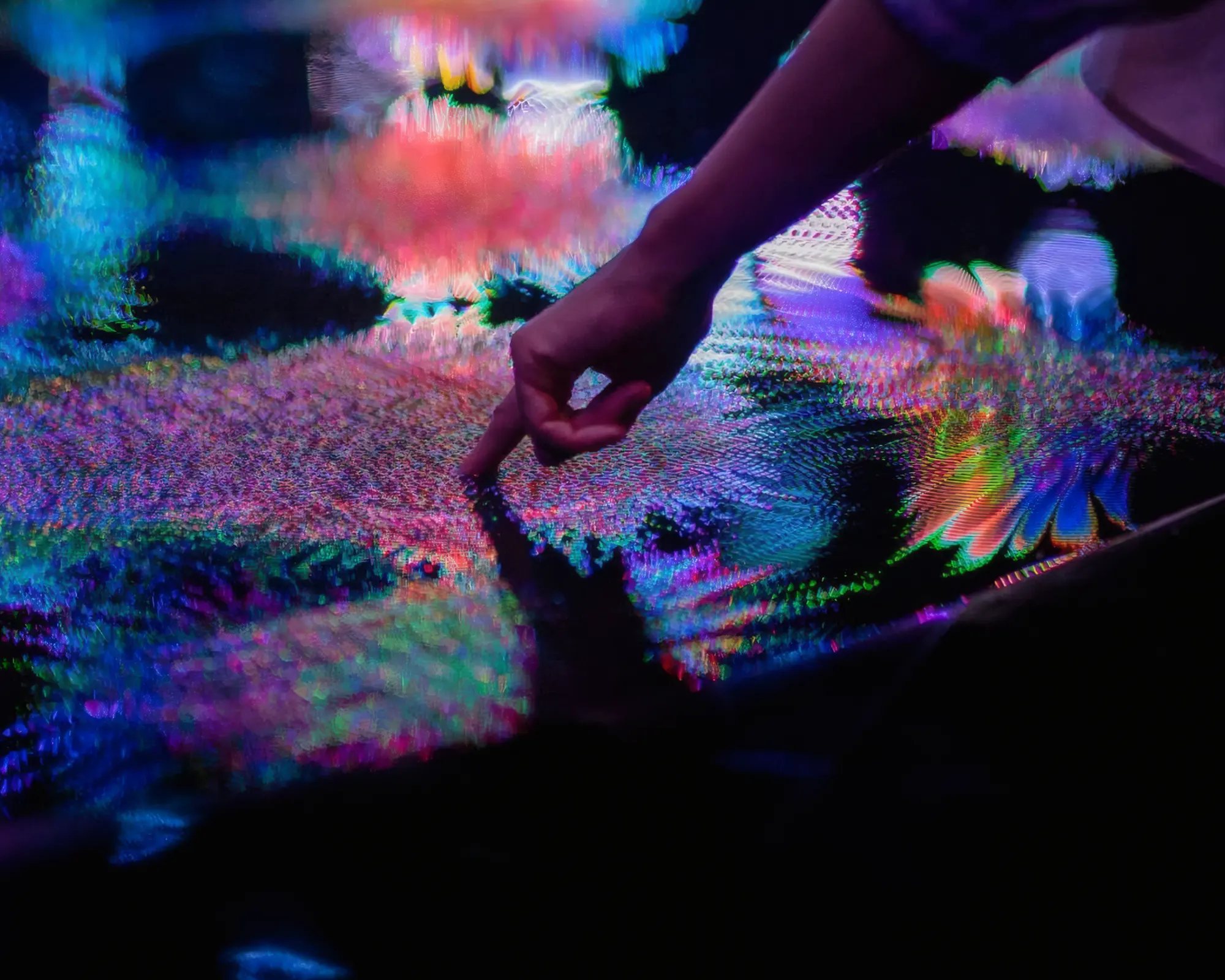 Abstract visual representing LIMAH's Physical-Digital Experience Systems discipline