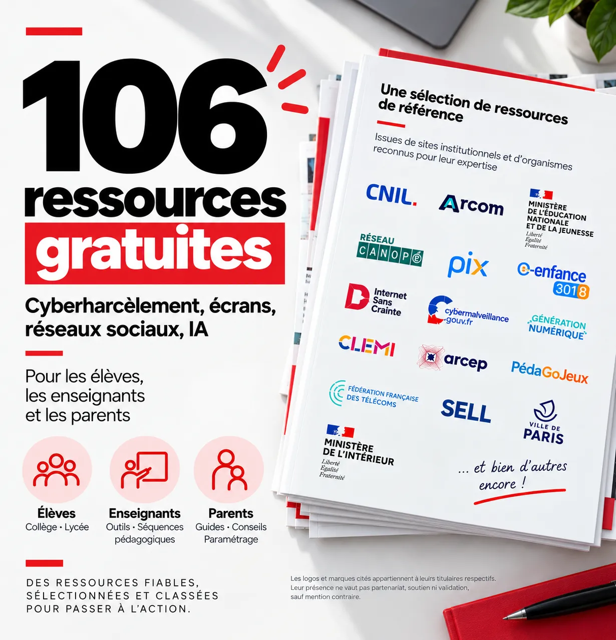 106 ressources gratuites pour réduire le temps d'écran des jeunes