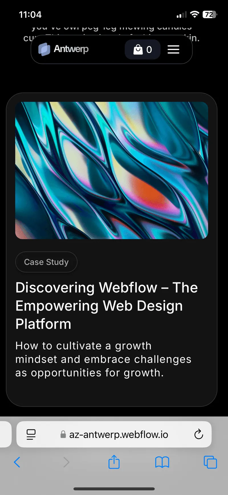 SaaS Webflow Template -Antwerp - Created by Wedoflow.com and Azwedo.com