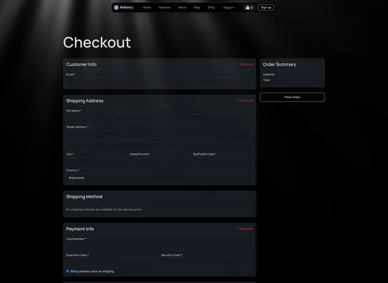 SaaS Webflow Template -Antwerp - Created by Wedoflow.com and Azwedo.com
