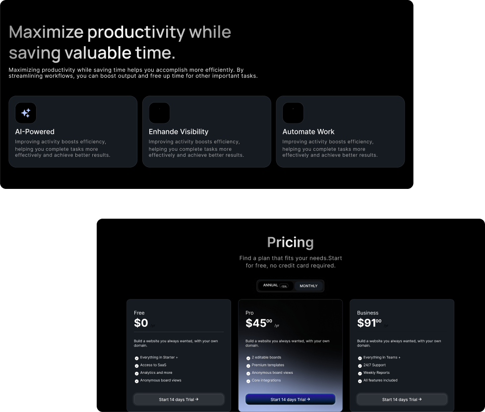 SaaS Webflow Template -Antwerp - Created by Wedoflow.com and Azwedo.com