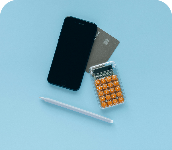 image of credit card, phone