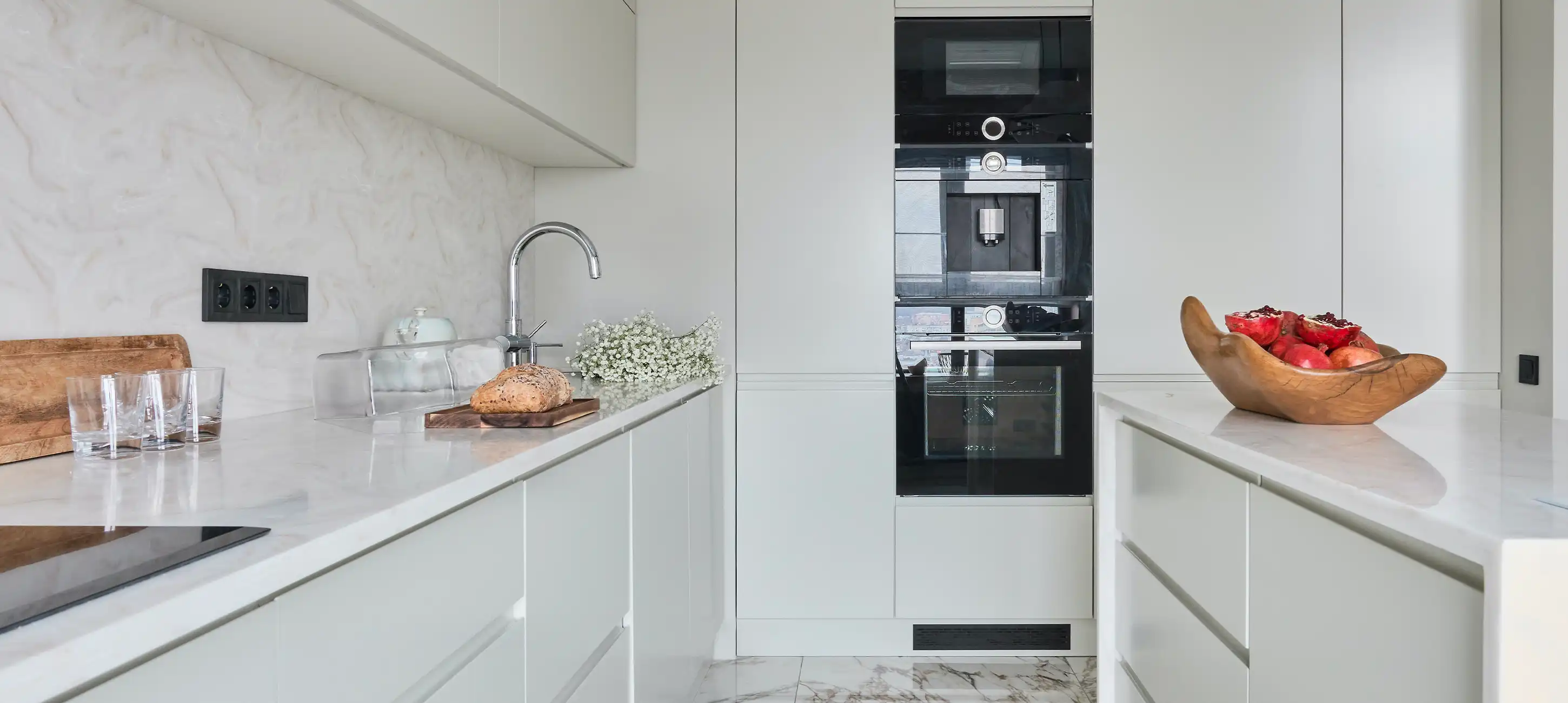 Hoogglans keukenkasten