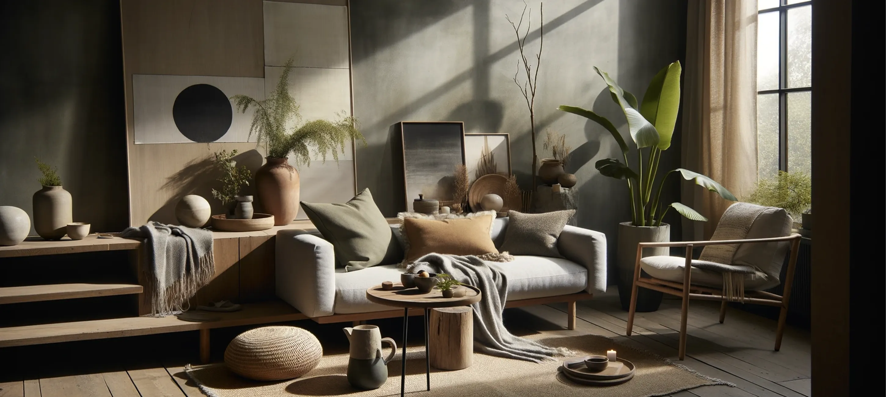 antracietgrijs in de woonkamer