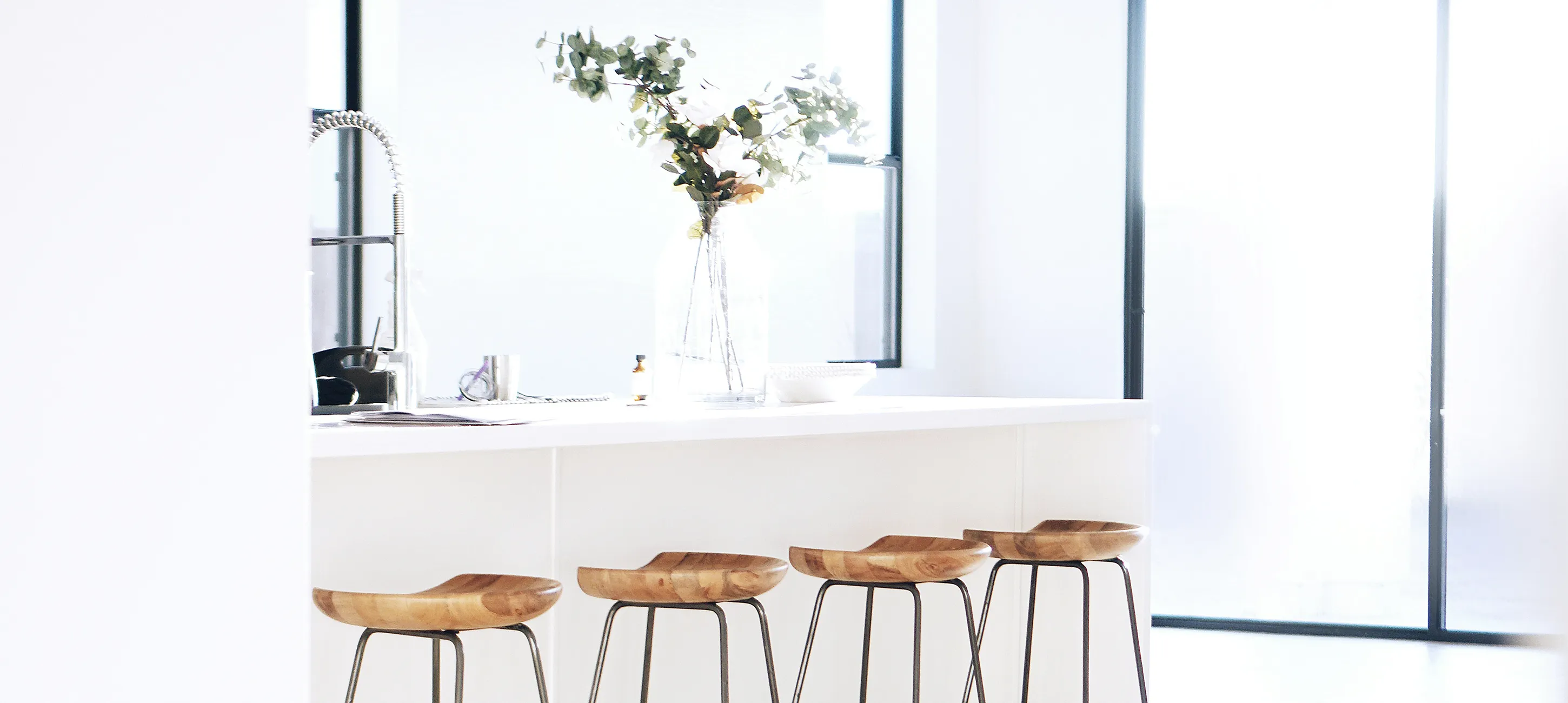 Interieur met hoge kleurwaarde