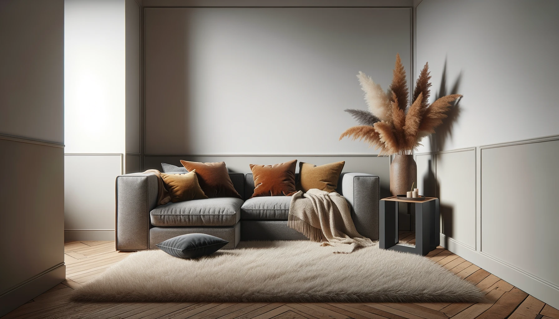 RAL 9010 in de woonkamer