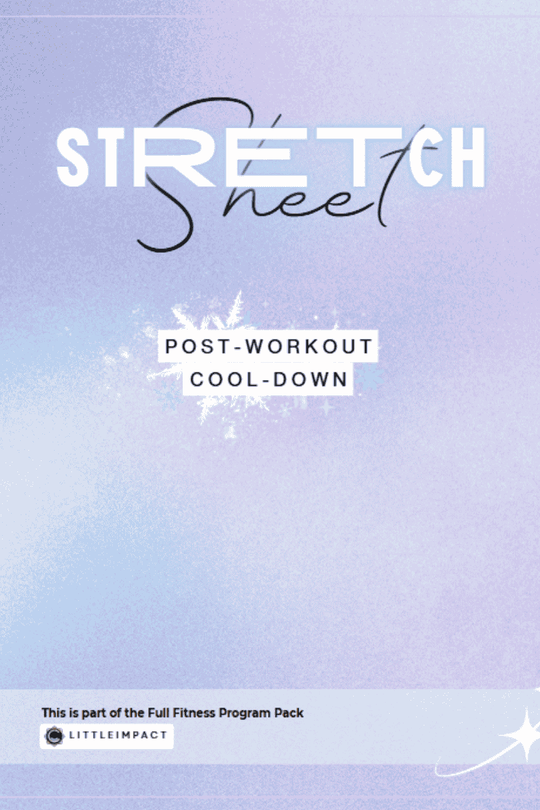 the stretch series sheet title page