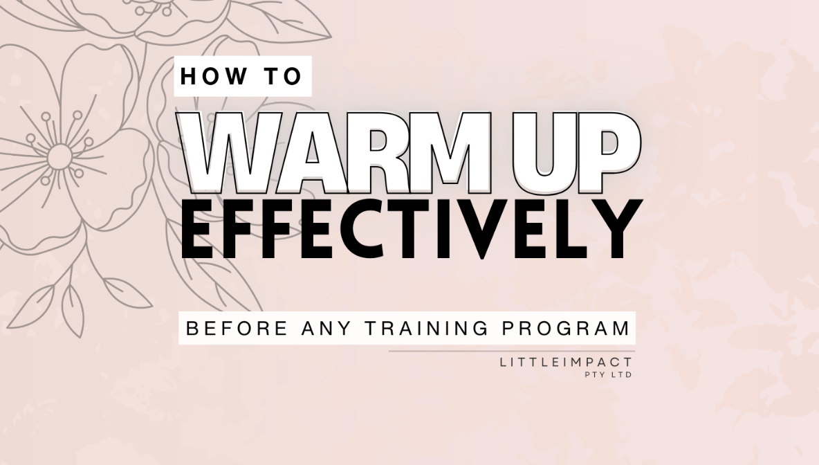the effective warmups promo card