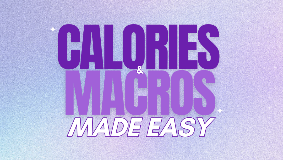 calories and macros promo card
