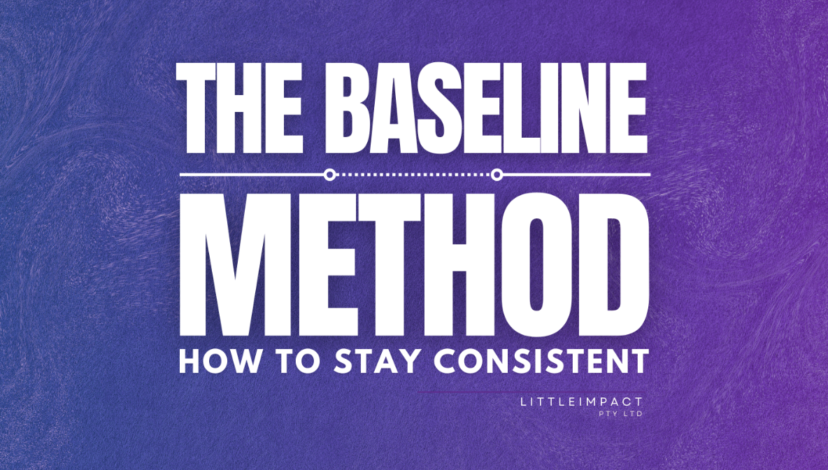 the baseline method promo card