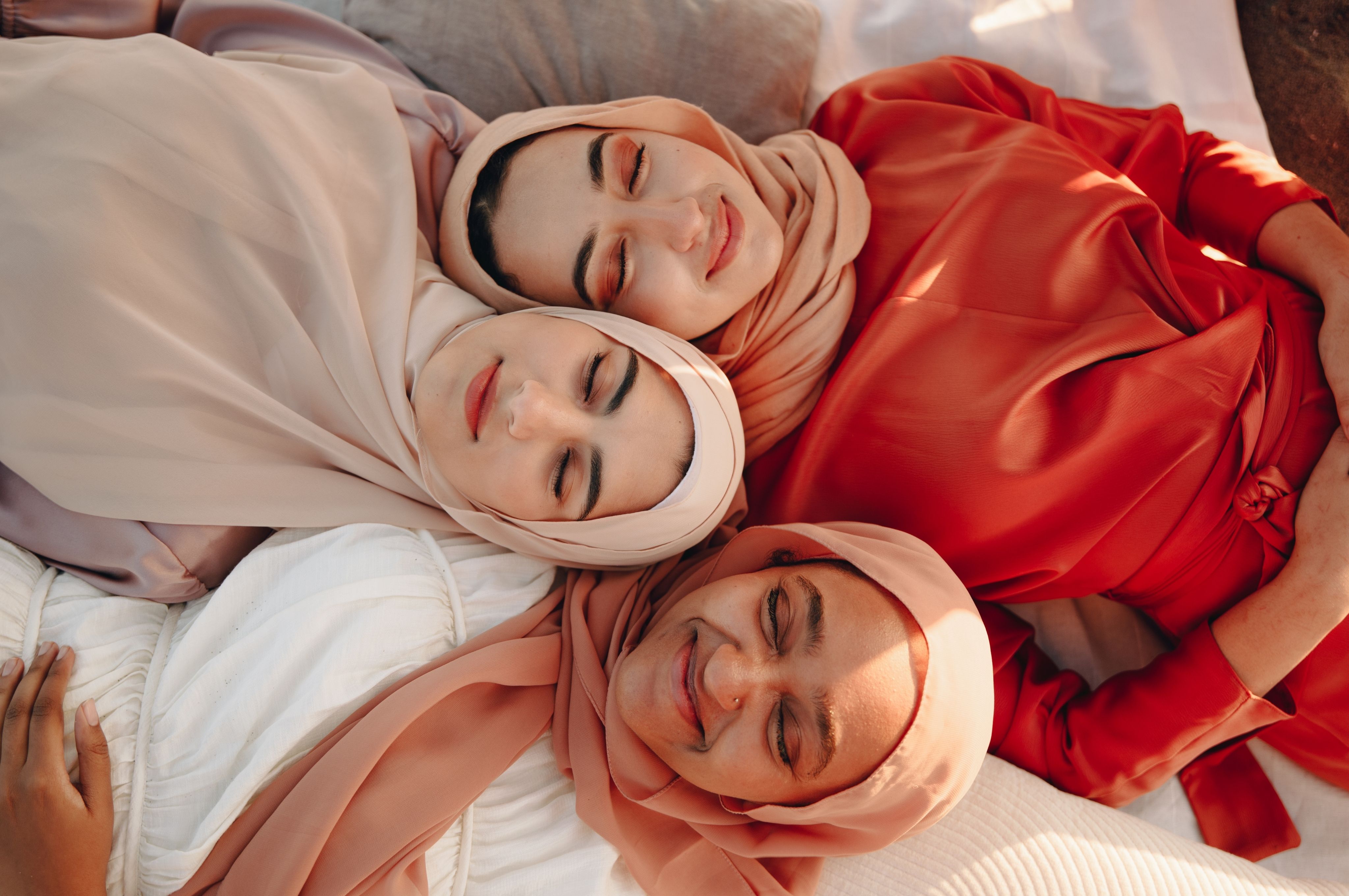 3 women smiling