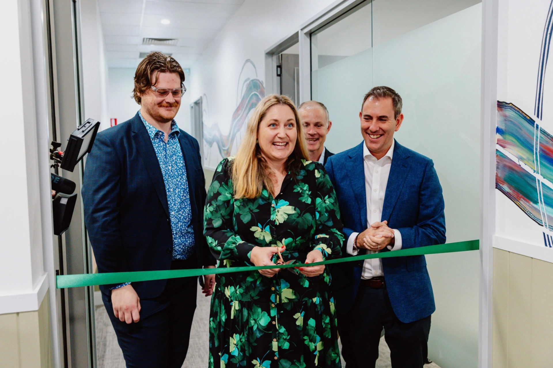 Group photo of project team and partners involved in opening the Medicare Mental Health Centre.