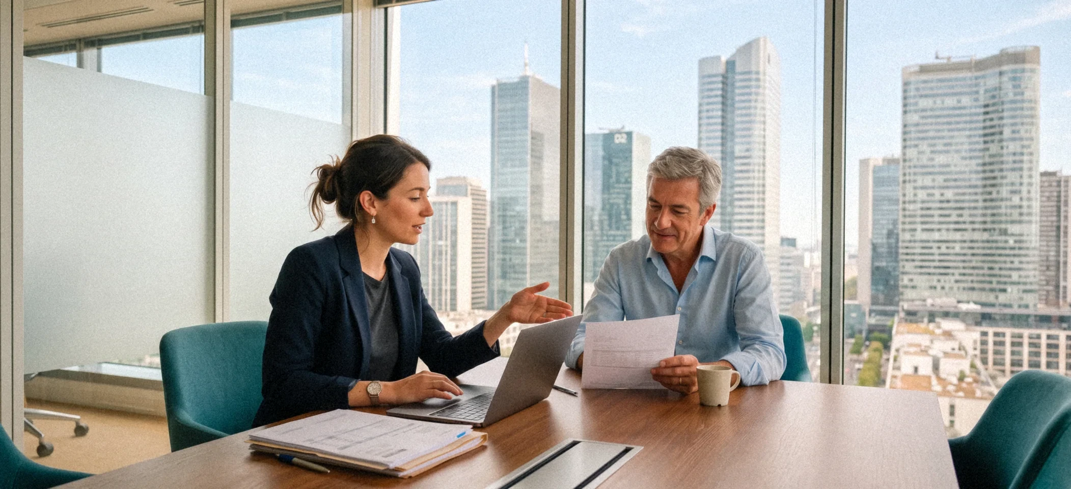 Assistant administratif et financier externalisé au travail auprès d'un dirigeant de PME