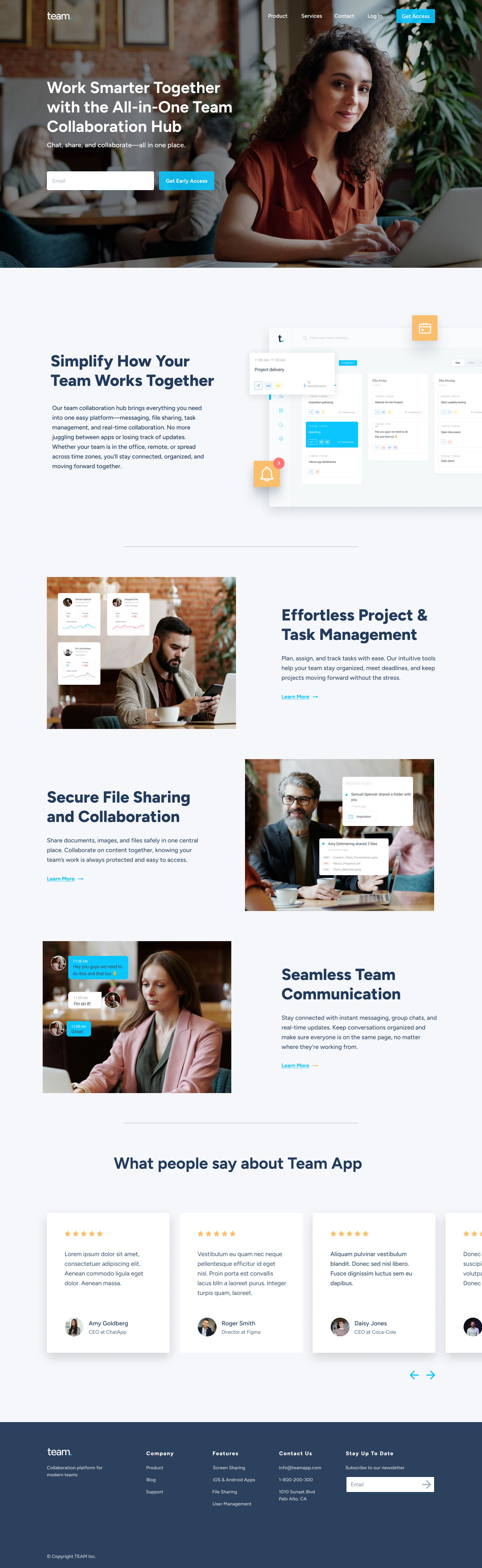 A screenshot of web page