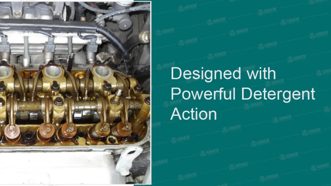 engine designed with powerful detergent action
