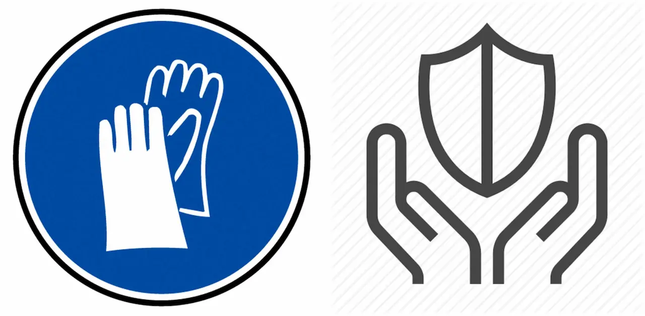 Tips to protect hands while handling lubricants and oils.