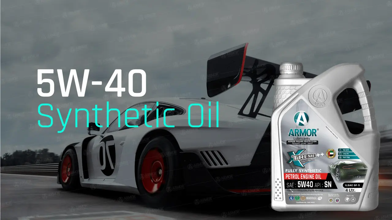 armor 5w40 oil synthetic blend for high performance cars