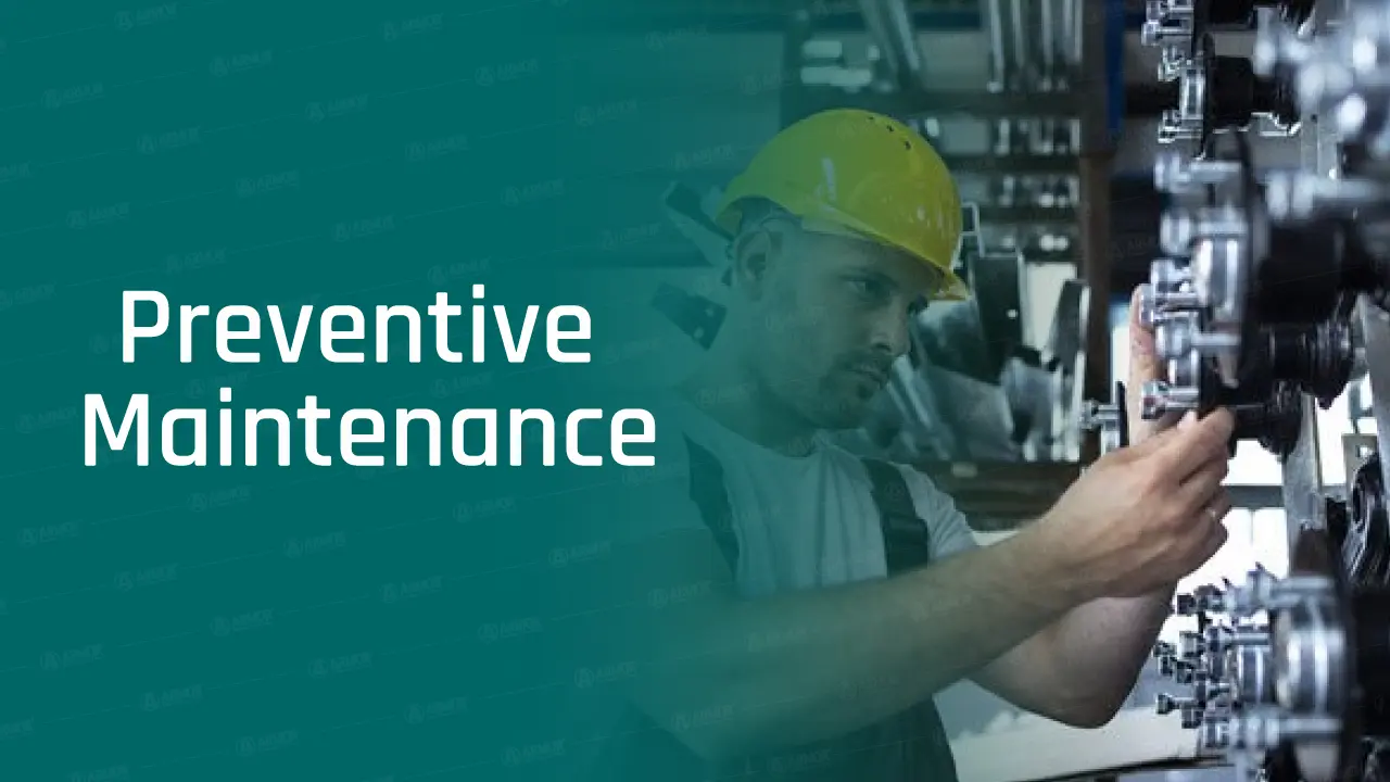 Preventive maintenance for equipments