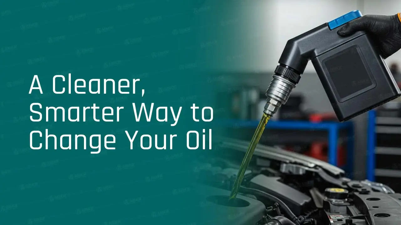 motor oil extractor pump for clearner and smarter oil change