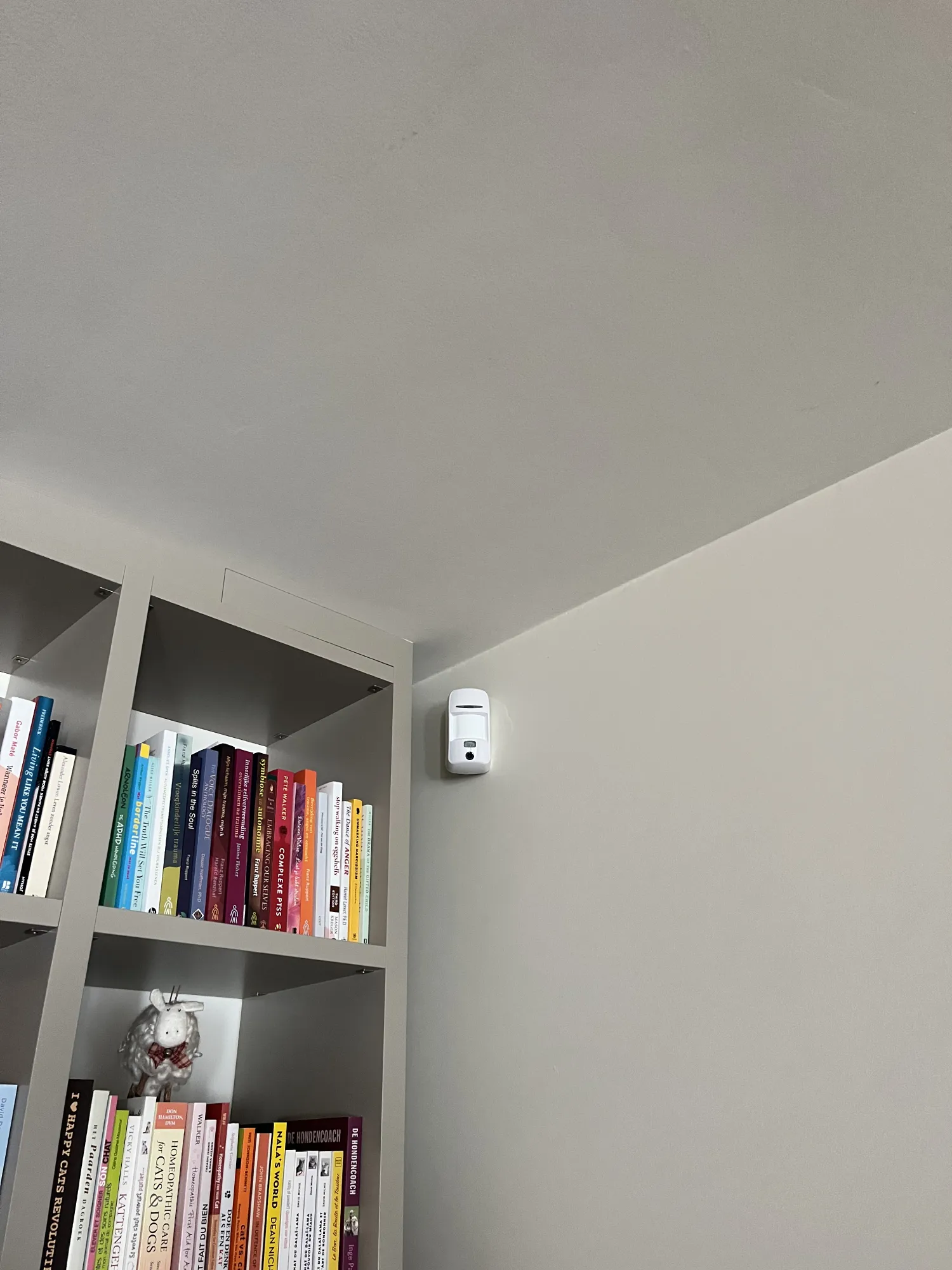 PIR sensor geplaatst in een woning in Duffel