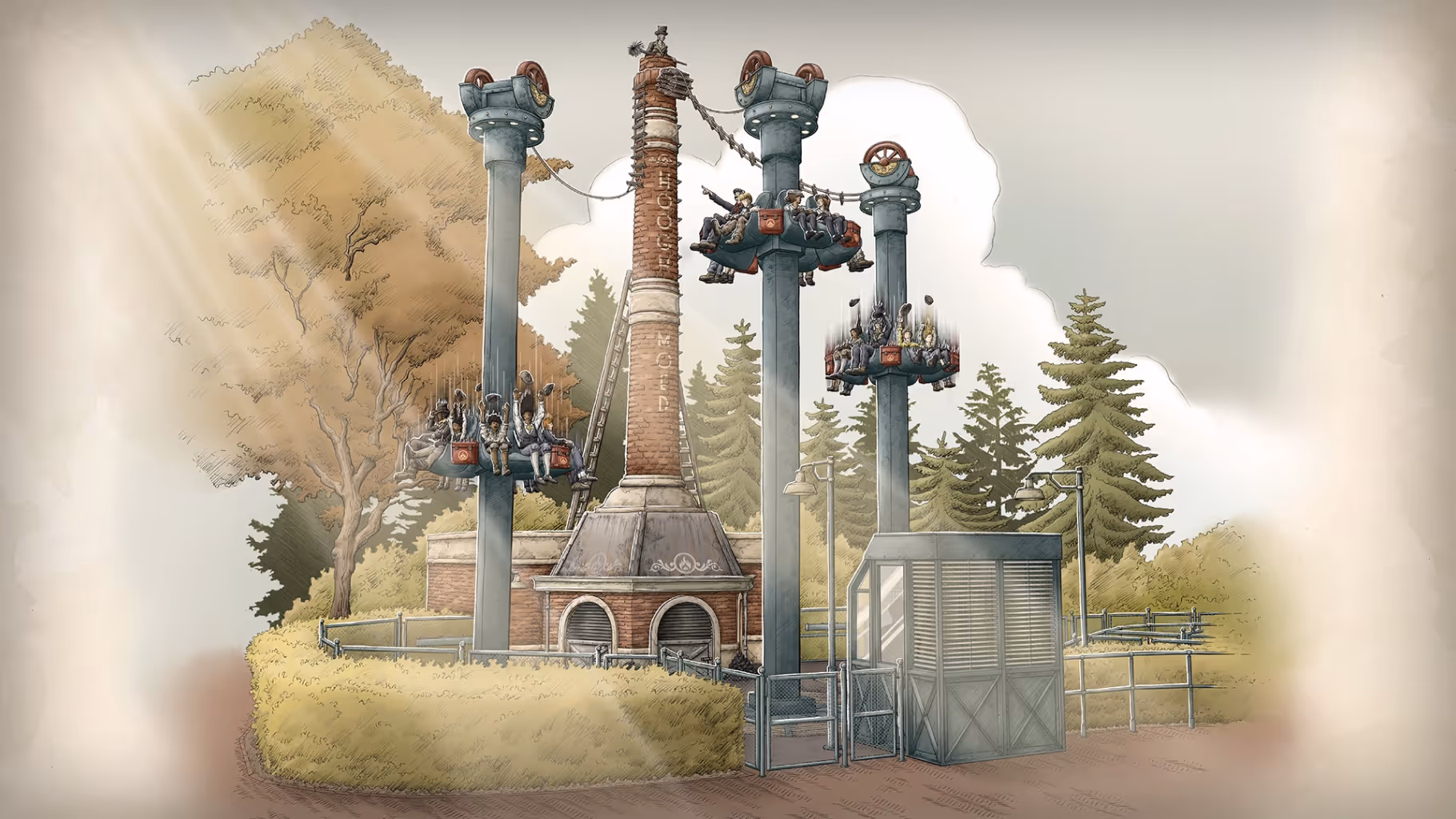 Concept art d'Hooghmoed à Efteling / © Efteling